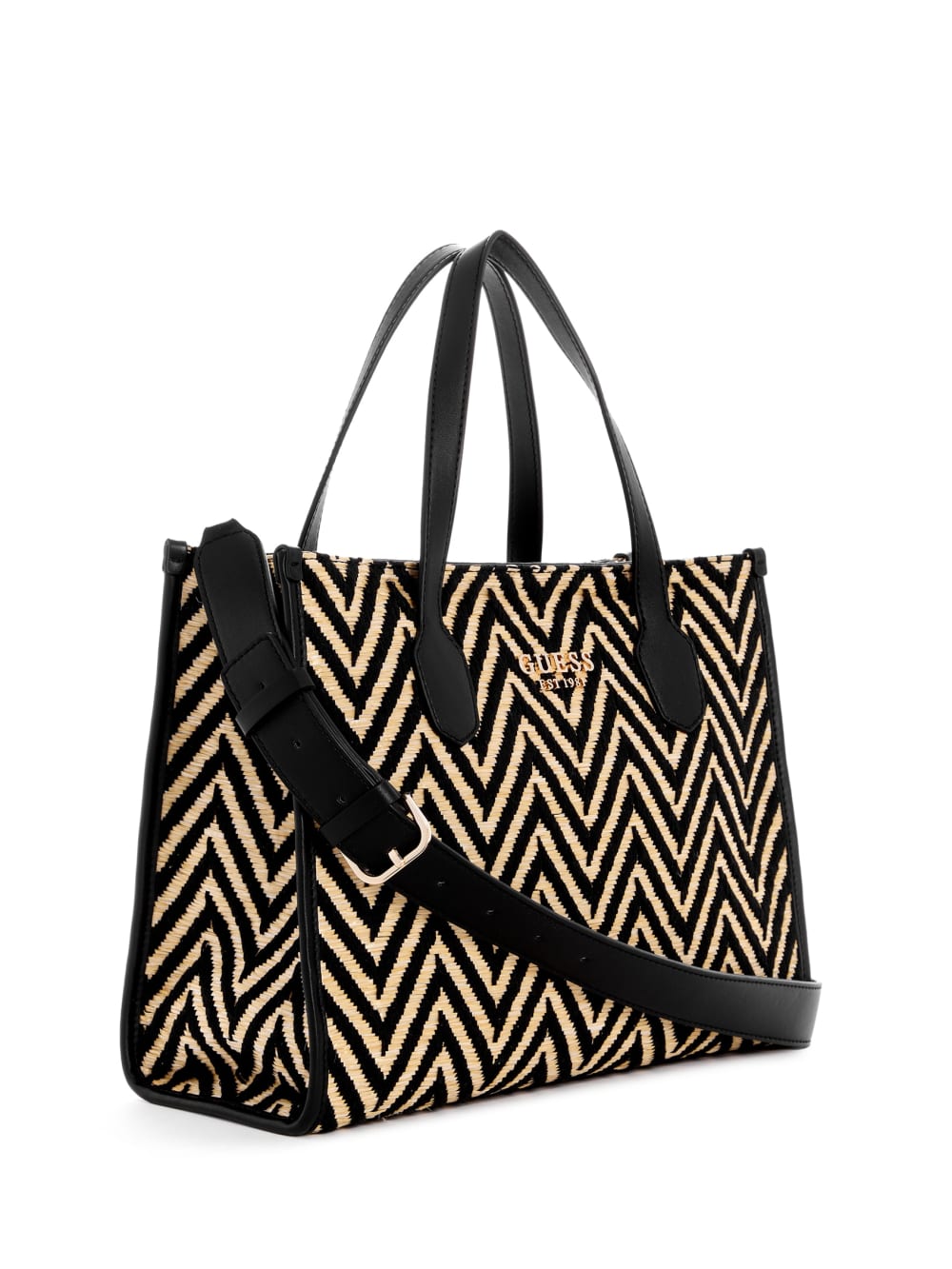 Silvana Chevron Tote - Guess