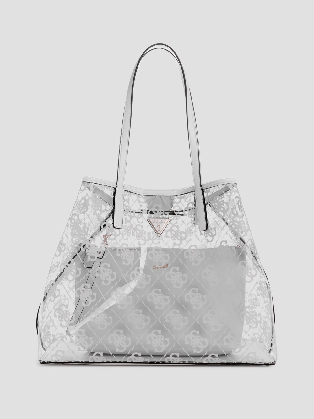 Tuana Clear Quattro G Large Tote - Guess