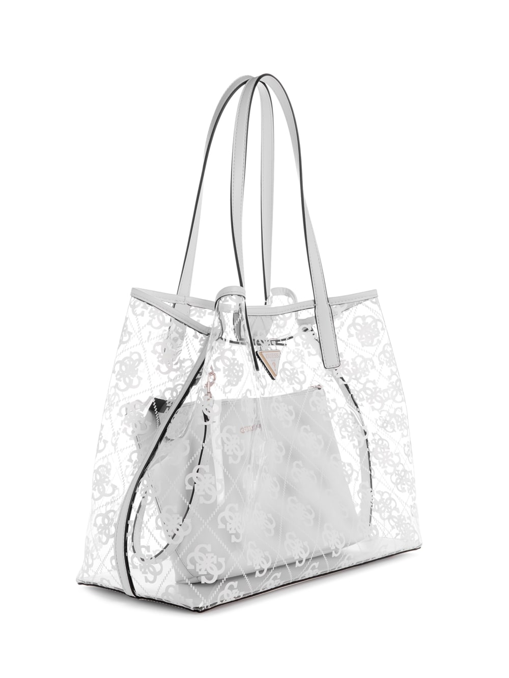 Tuana Clear Quattro G Large Tote - Guess