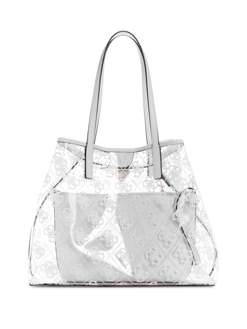 Tuana Clear Quattro G Large Tote - Guess