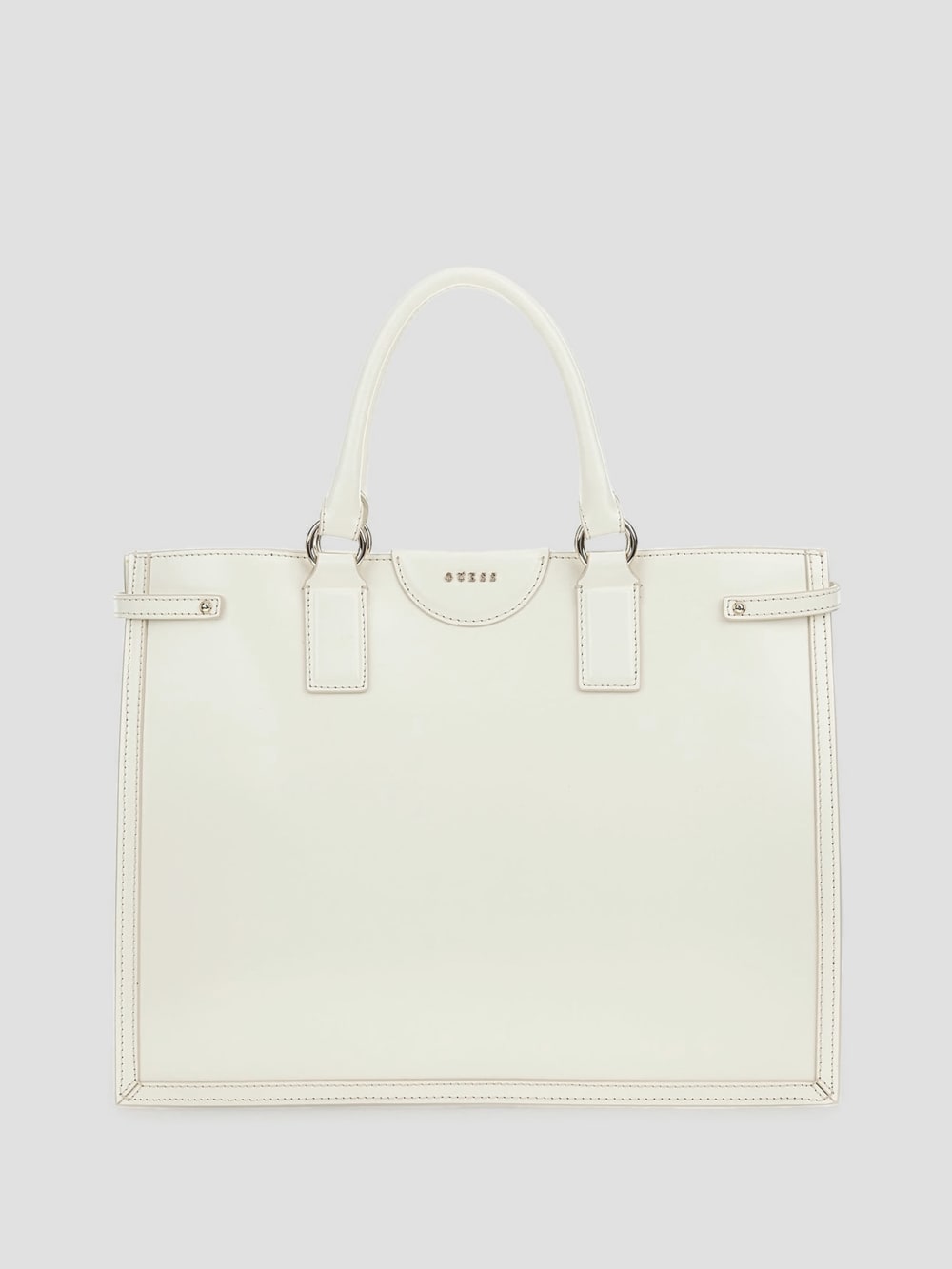 Isa Sleek Leather Medium Tote - Guess