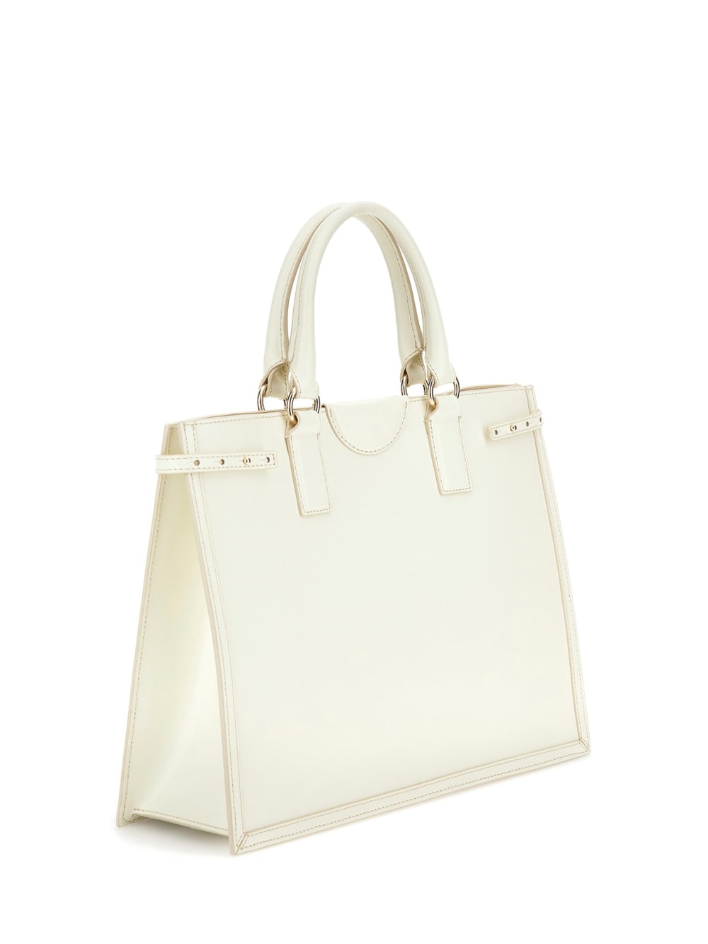 Isa Sleek Leather Medium Tote - Guess