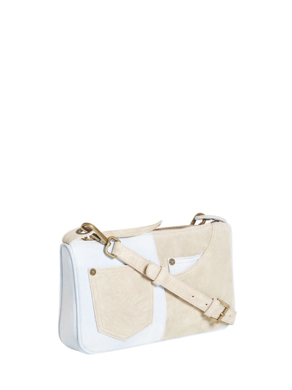 Baguette Denim Shoulder Bag - Guess