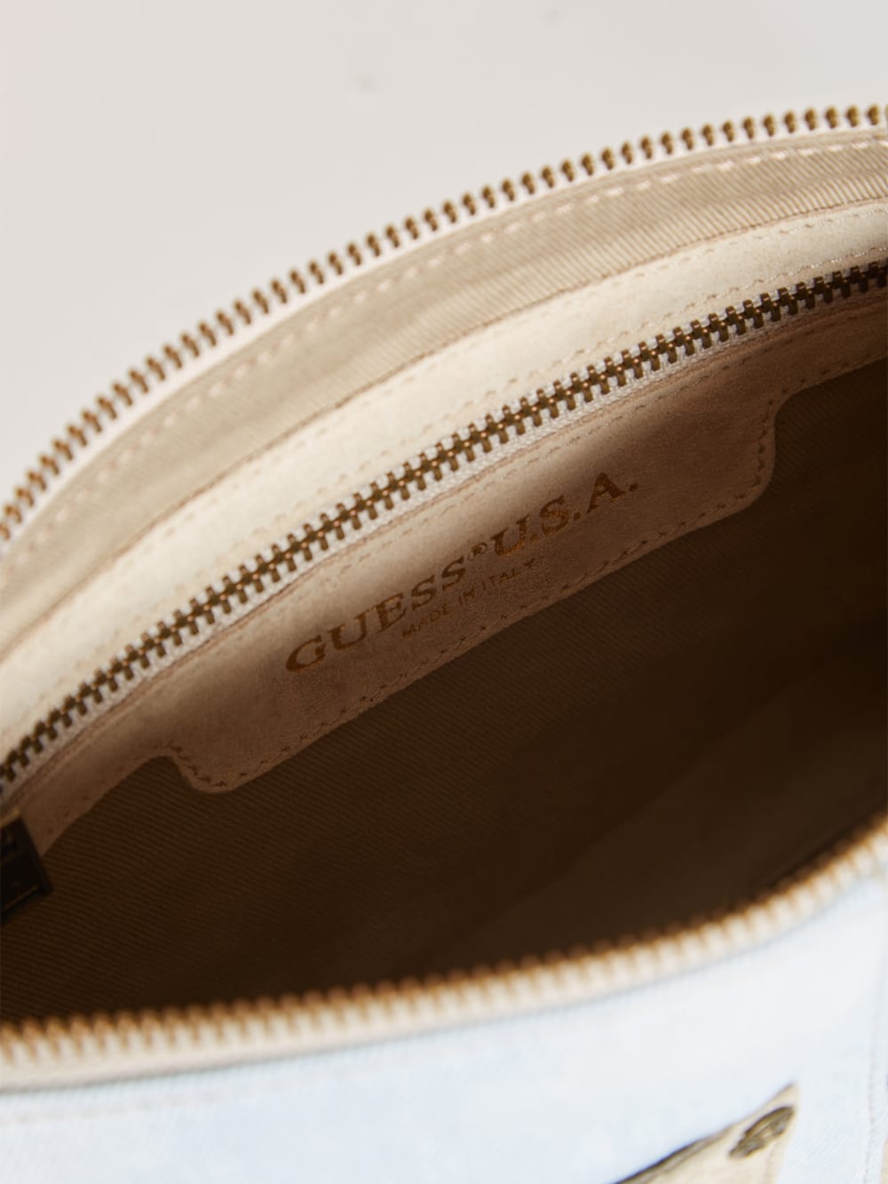 Baguette Denim Shoulder Bag - Guess