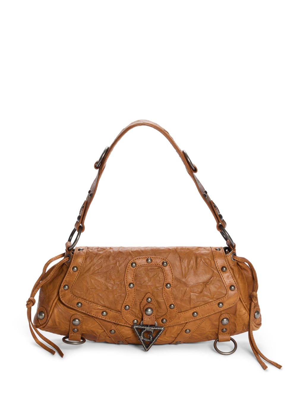 maxi claudia leather bag - Guess
