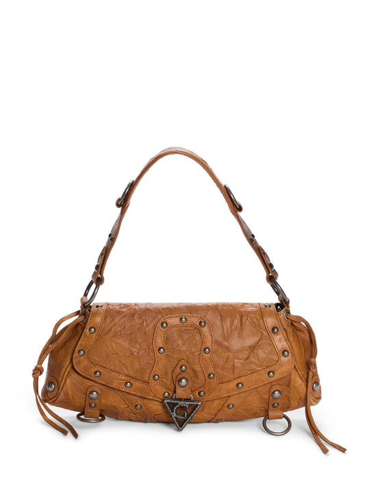 maxi claudia leather bag - Guess