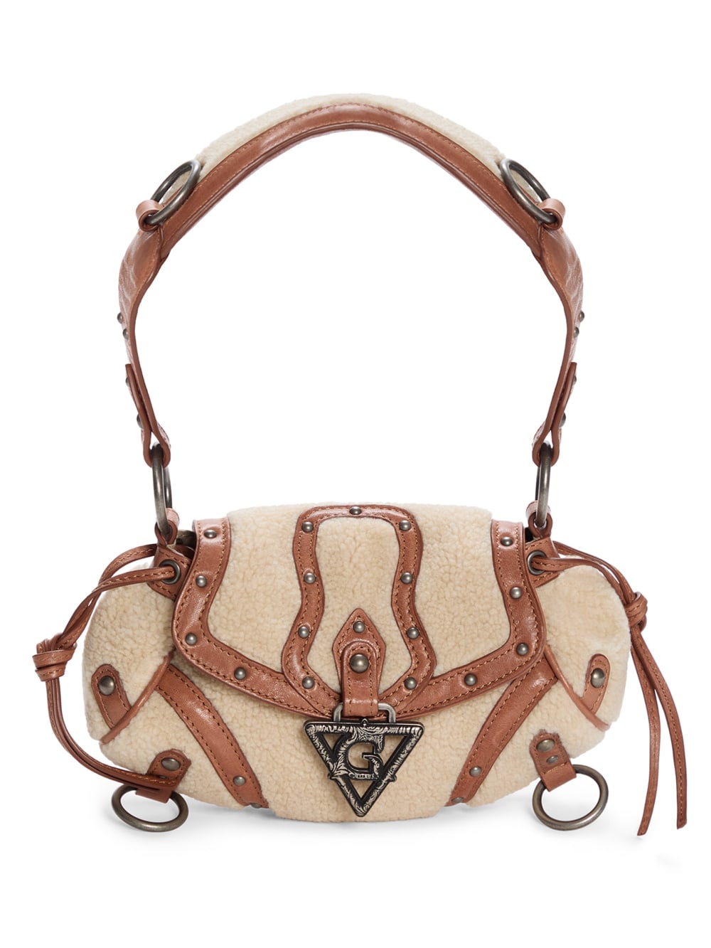 mini claudia faux-fur bag - Guess