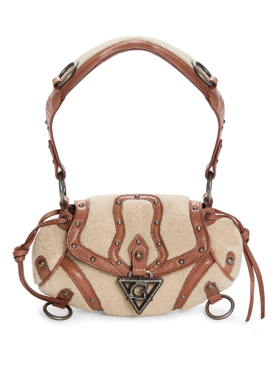 mini claudia faux-fur bag - Guess