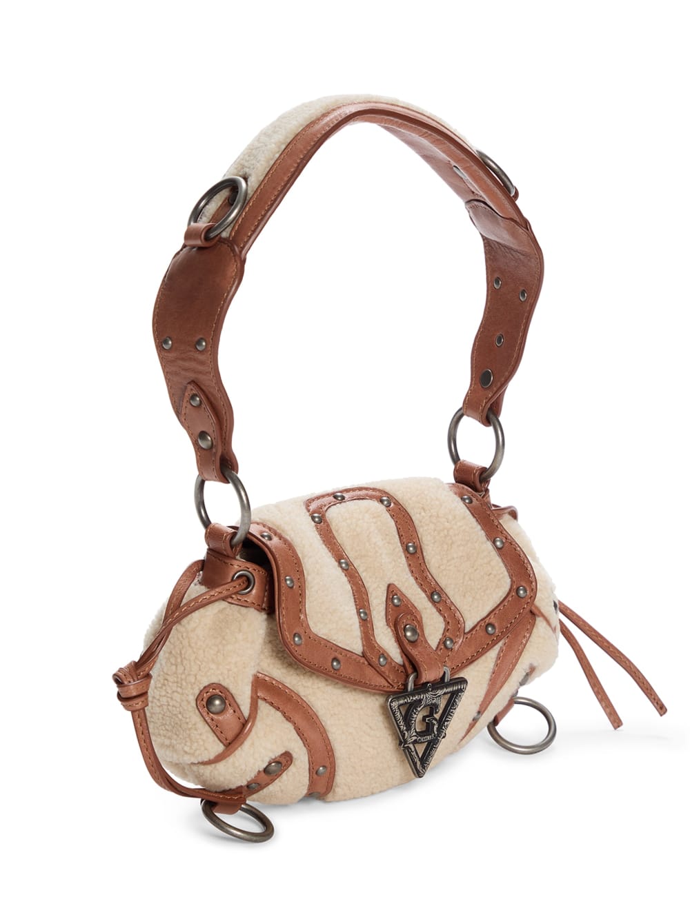 mini claudia faux-fur bag - Guess