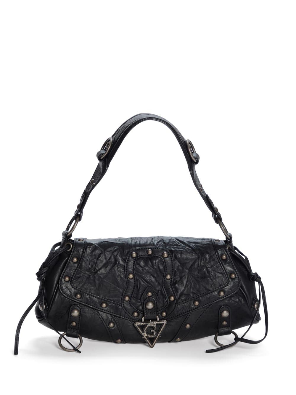 maxi claudia leather bag - Guess