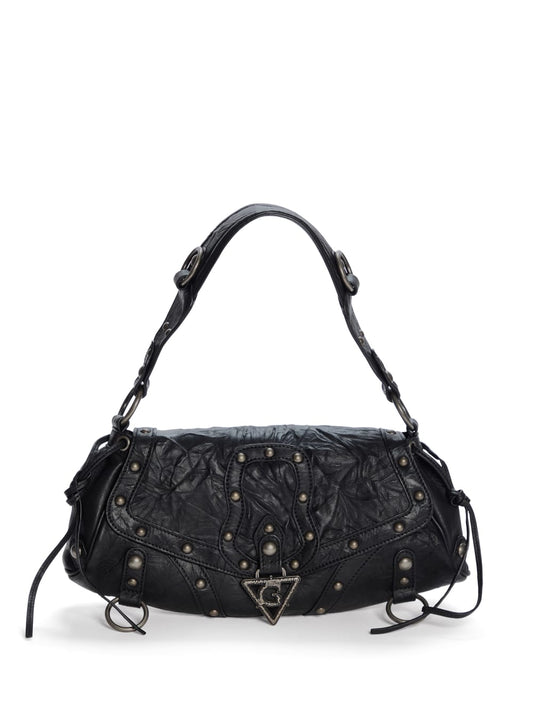 maxi claudia leather bag - Guess
