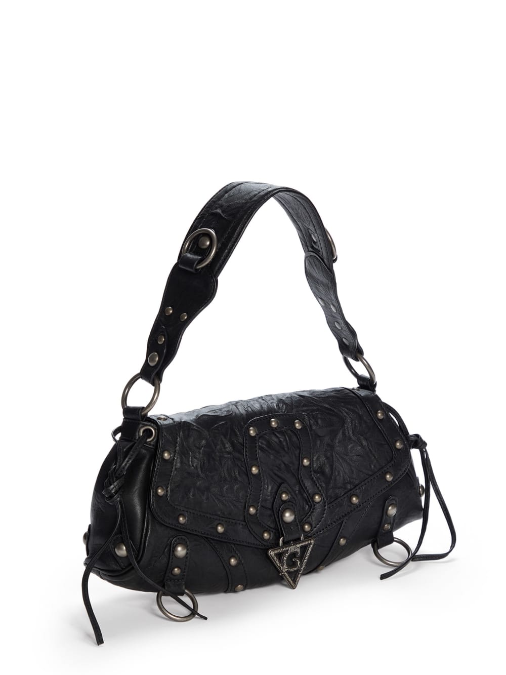 maxi claudia leather bag - Guess