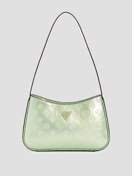 Arnela Debossed Logo Shoulder Bag - Guess