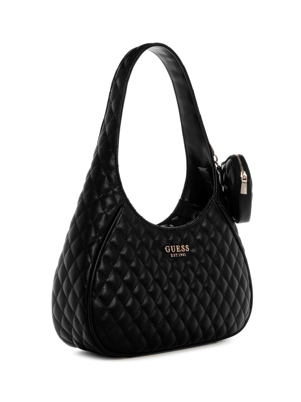 Atabey Hobo Quilted Shoulder Bag - Guess
