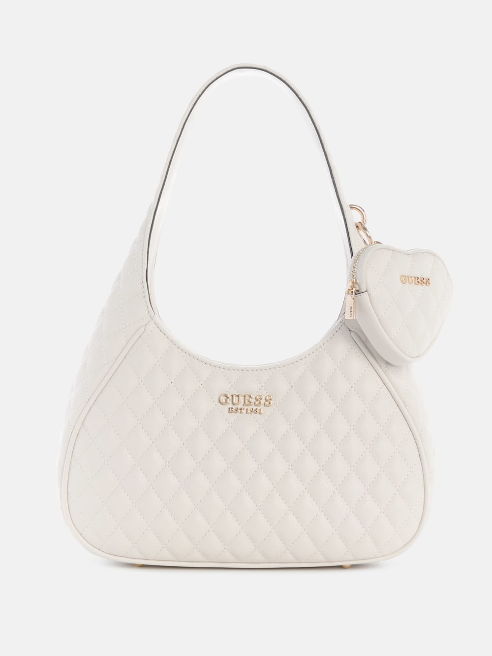 Atabey Hobo Quilted Shoulder Bag - Guess