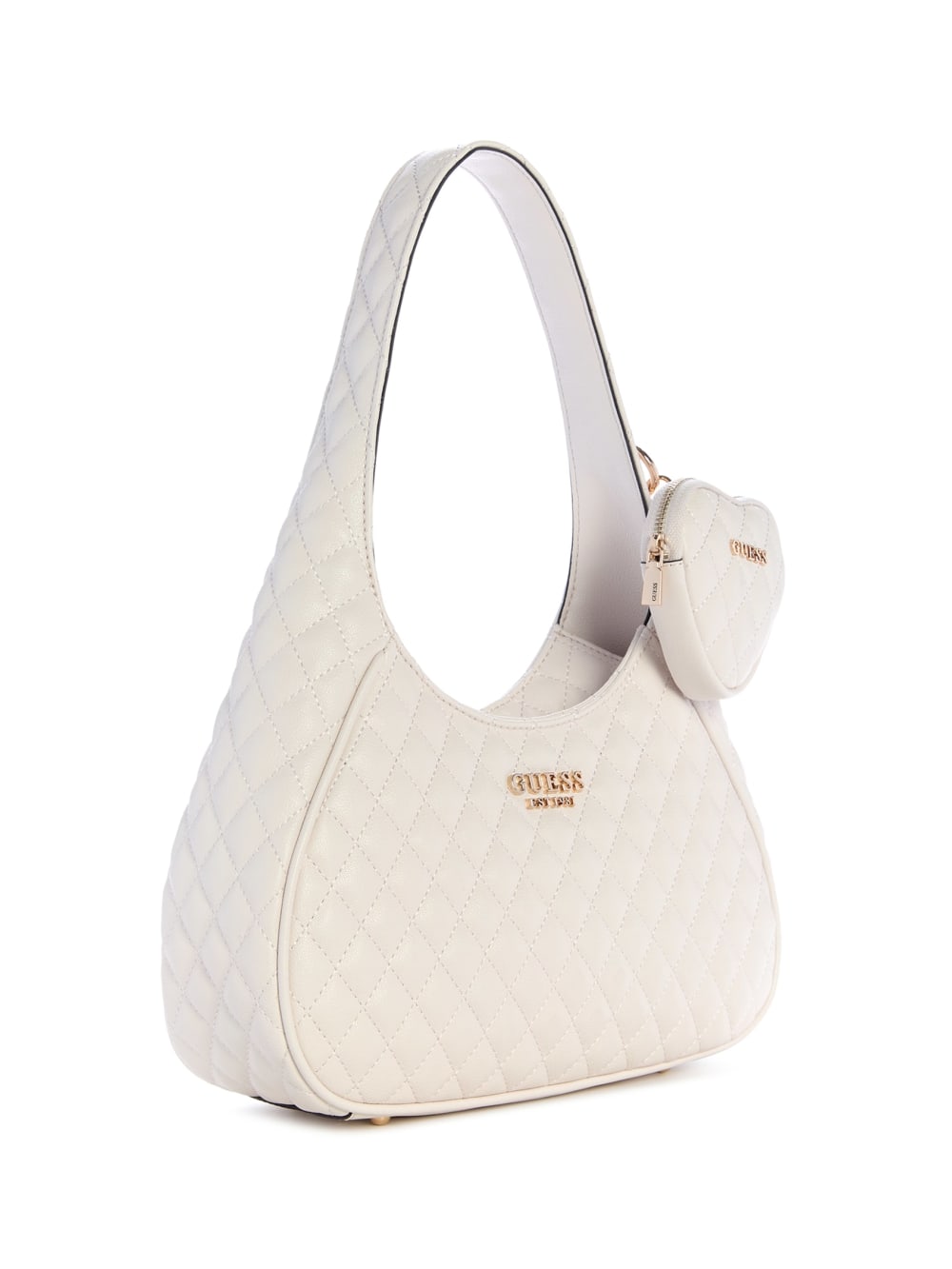Atabey Hobo Quilted Shoulder Bag - Guess