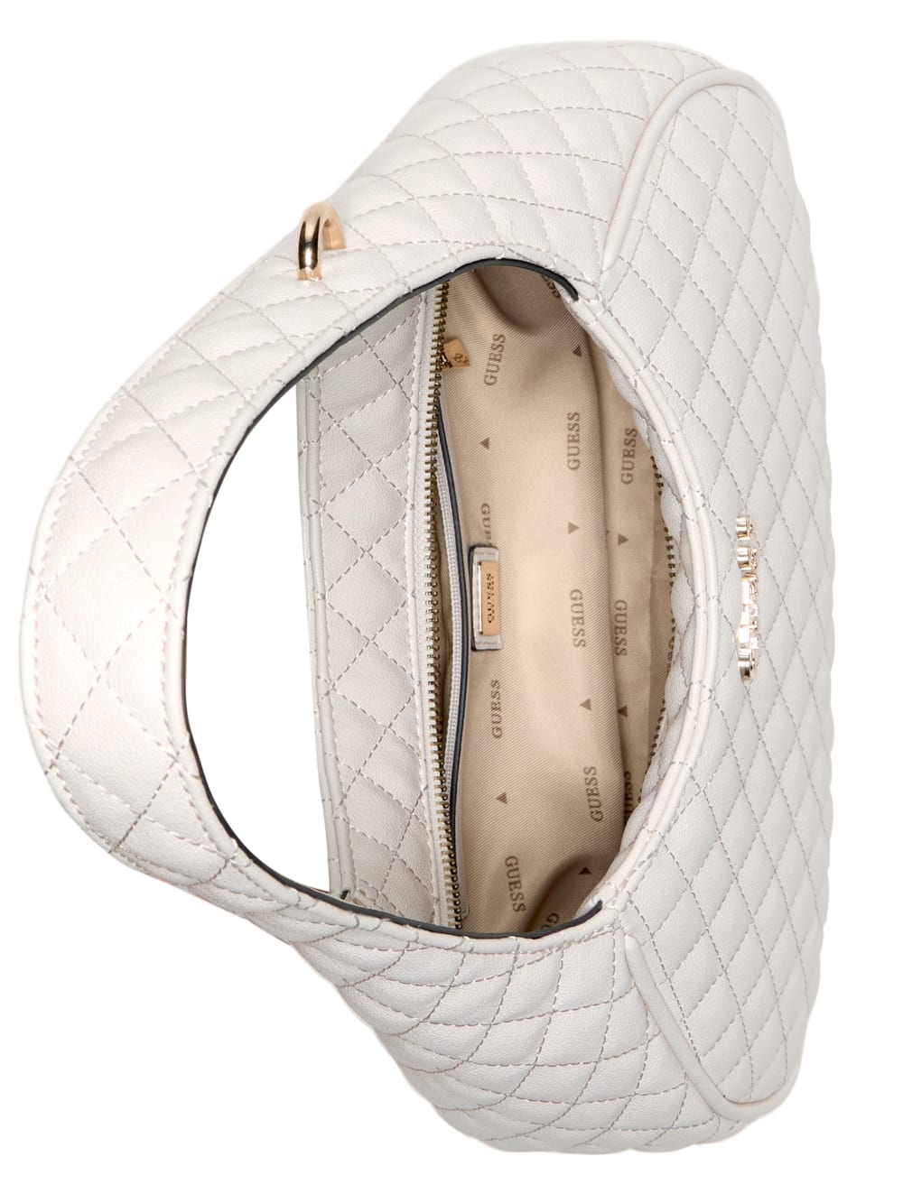 Atabey Hobo Quilted Shoulder Bag - Guess