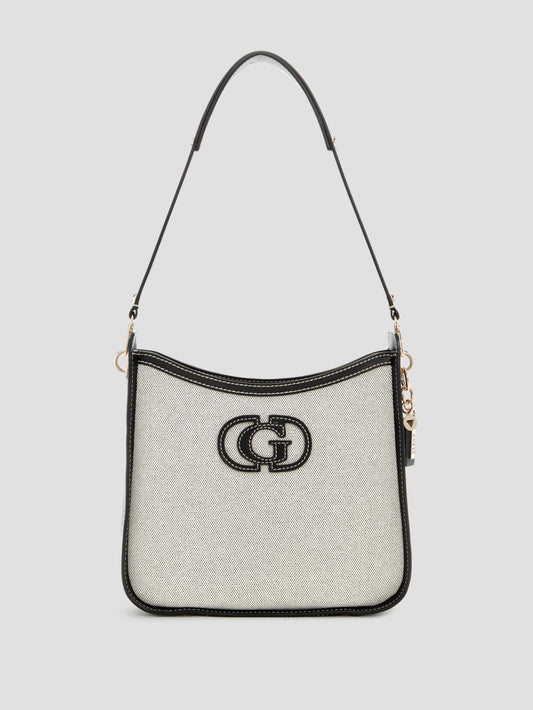 Sebina Canvas Bucket Shoulder Bag - Guess