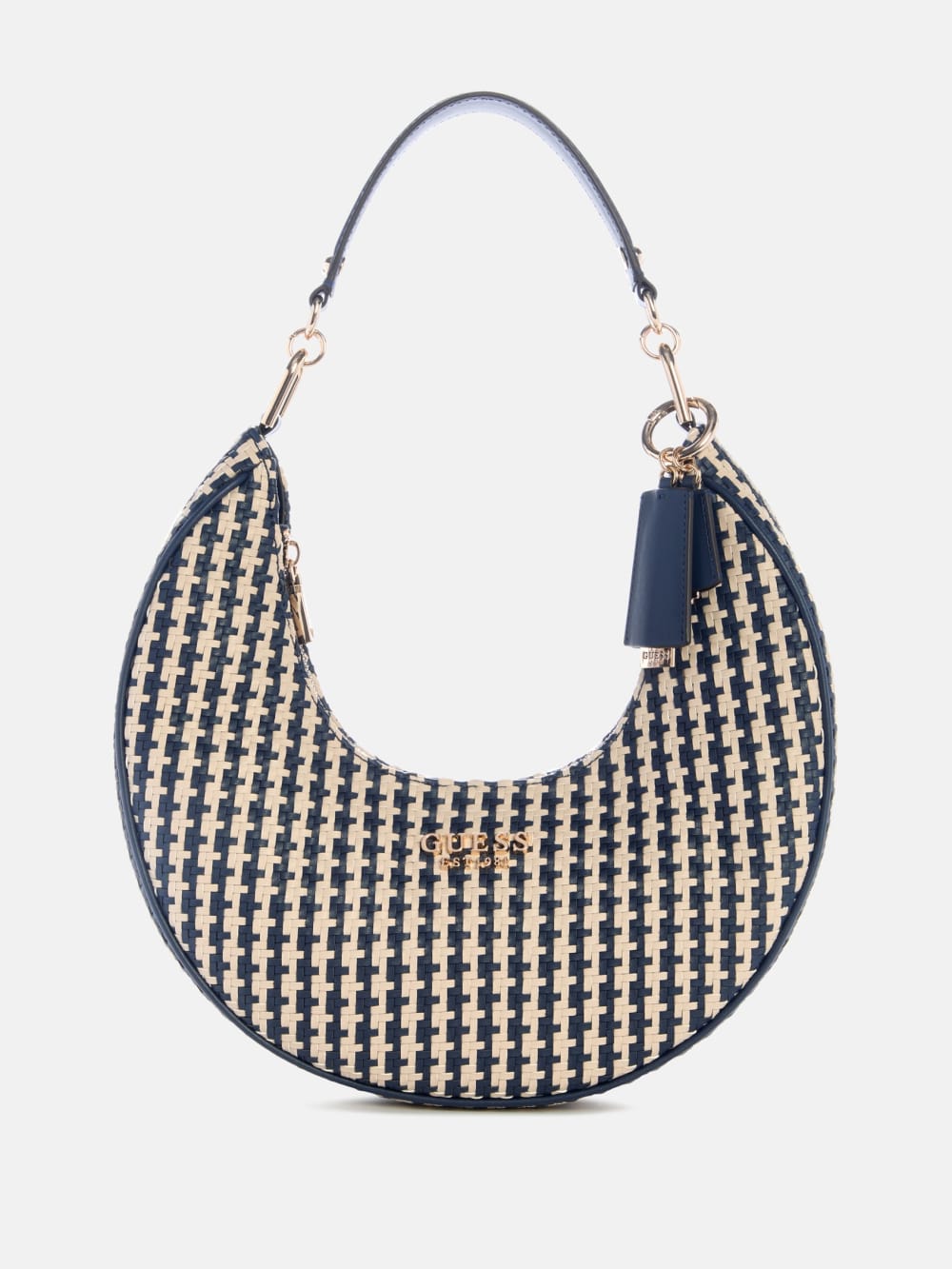 Mirema Woven Hobo Shoulder Bag - Guess