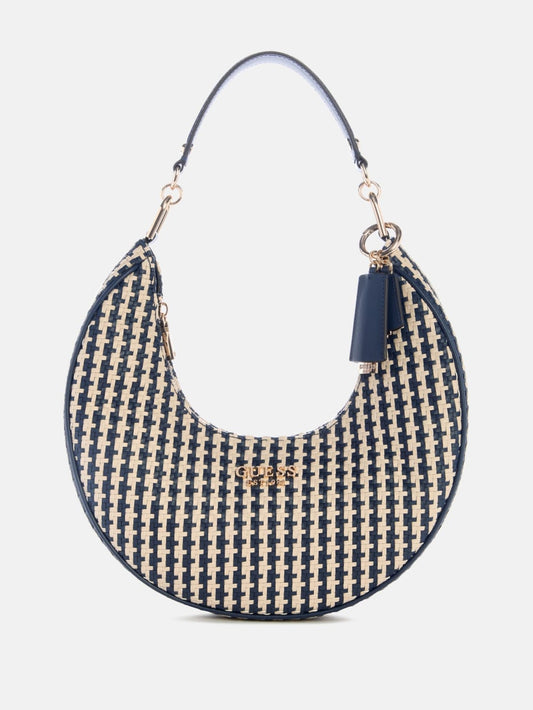 Mirema Woven Hobo Shoulder Bag - Guess