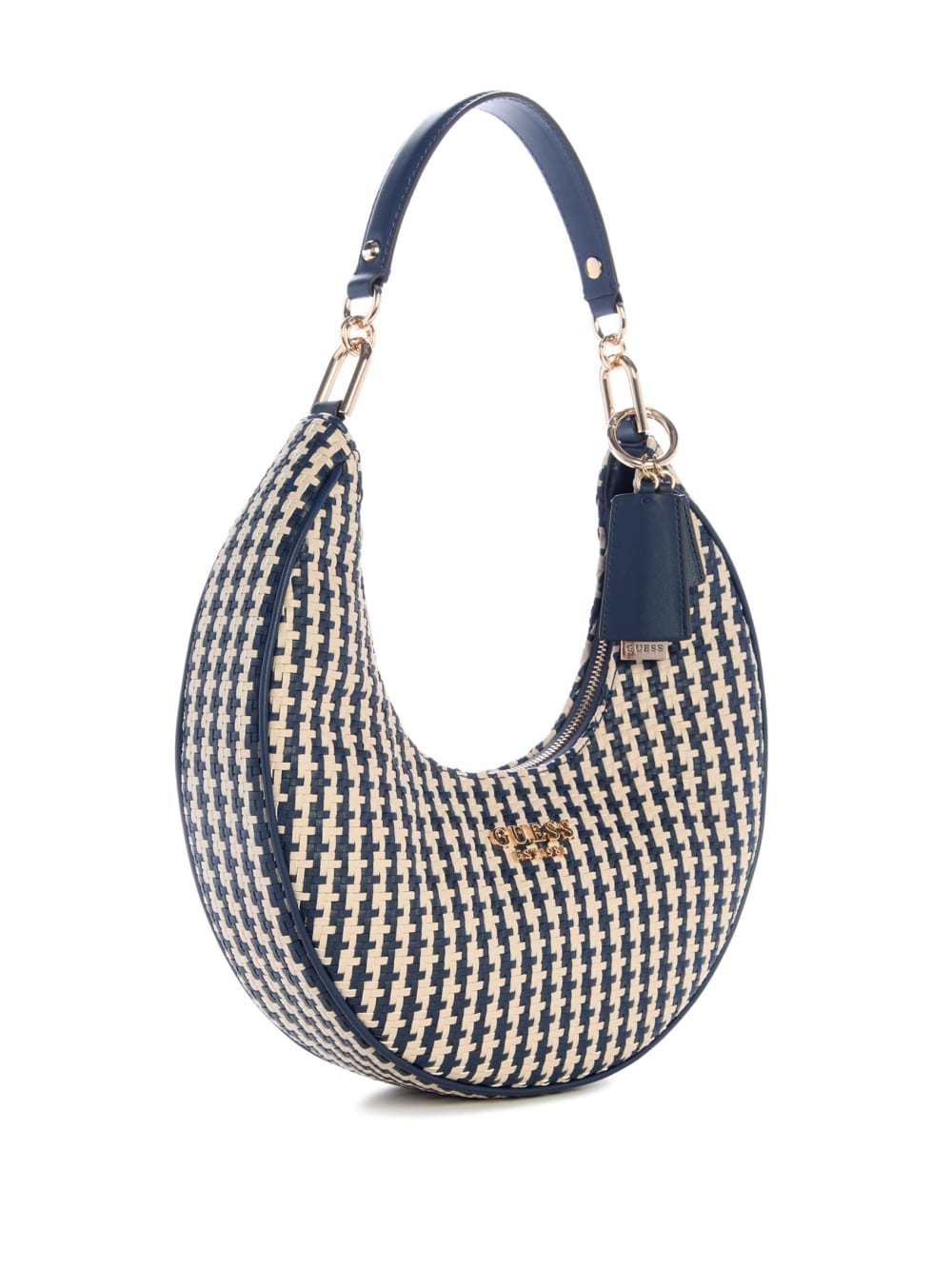 Mirema Woven Hobo Shoulder Bag - Guess