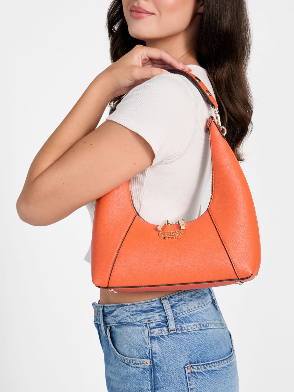 Calista Top-Zip Shoulder Bag - Guess