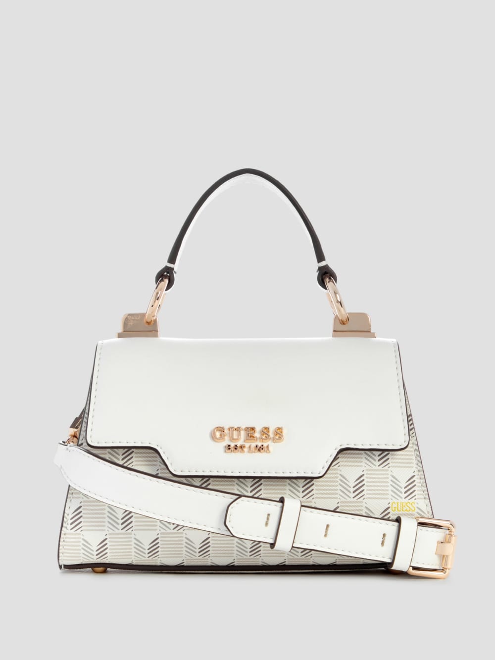 Hallie Mini Fold-Over Flap Bag - Guess