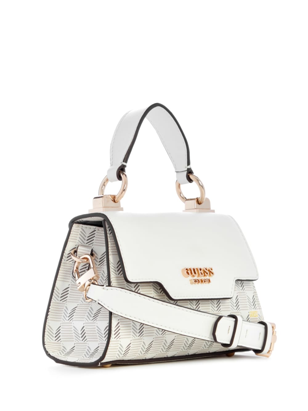 Hallie Mini Fold-Over Flap Bag - Guess