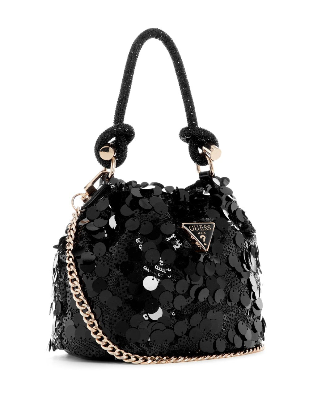 Holiday Shine Top-Handle Pouch - Guess