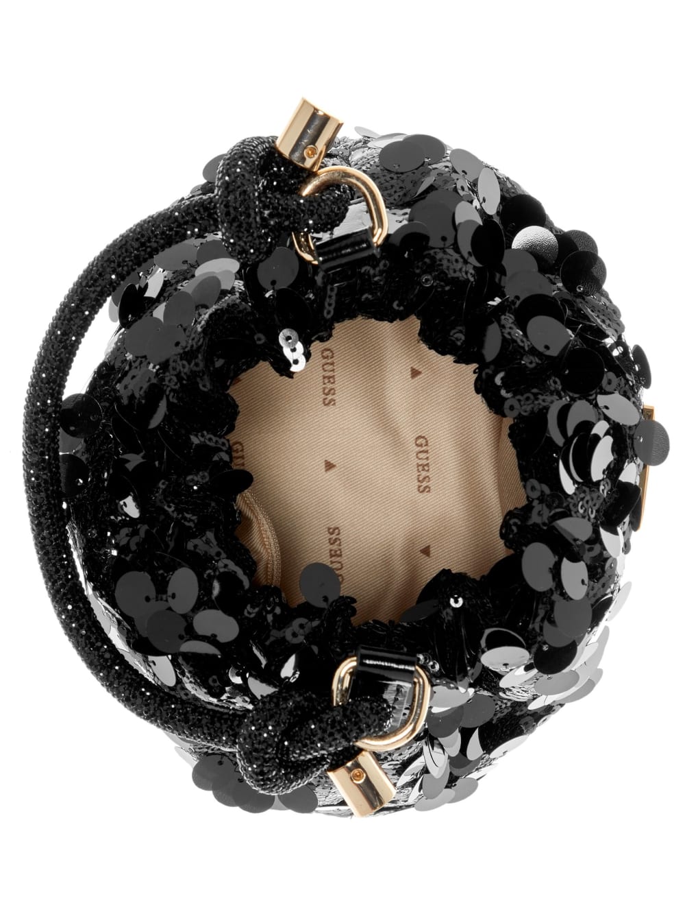 Holiday Shine Top-Handle Pouch - Guess