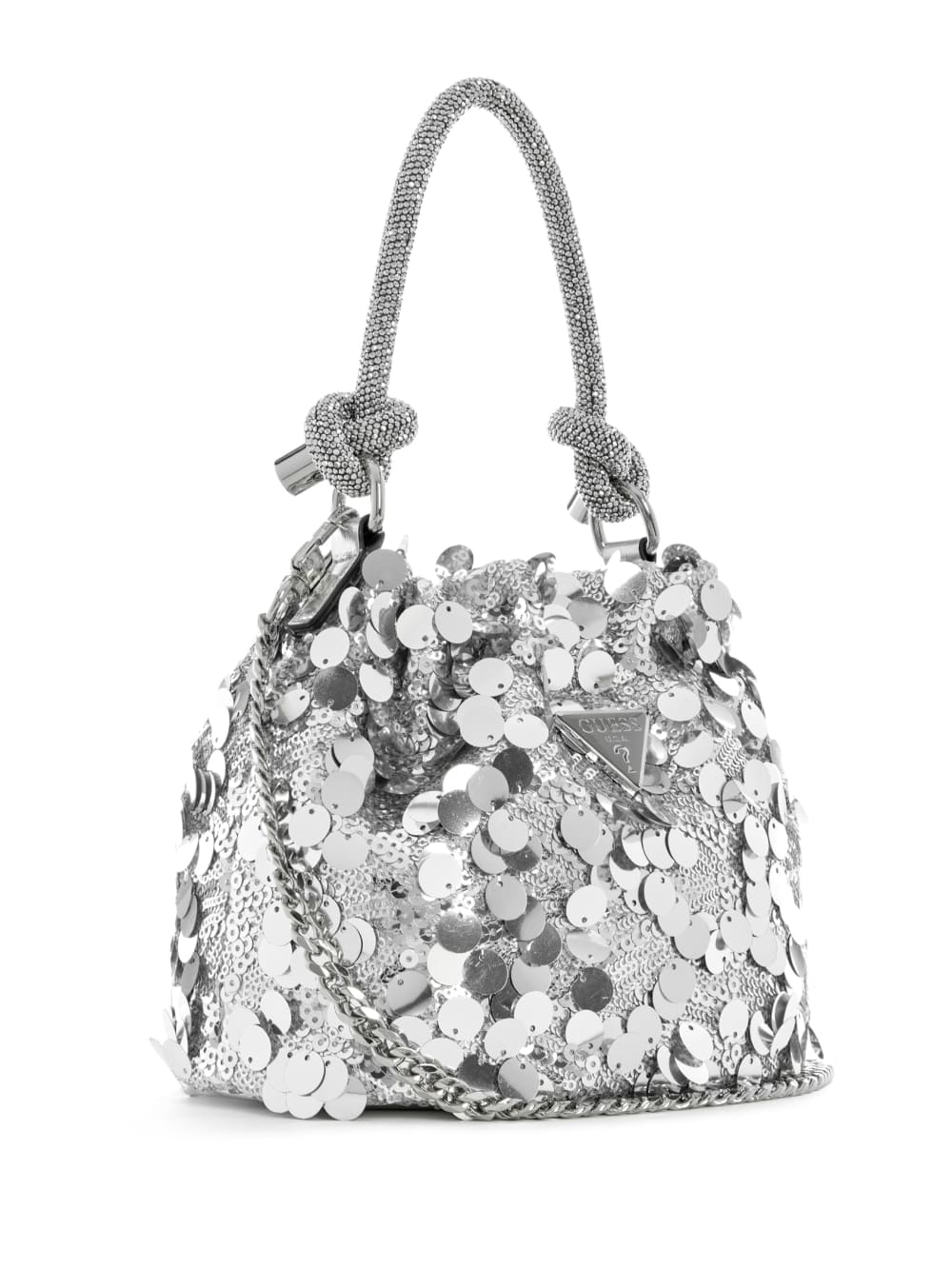 Holiday Shine Top-Handle Pouch - Guess