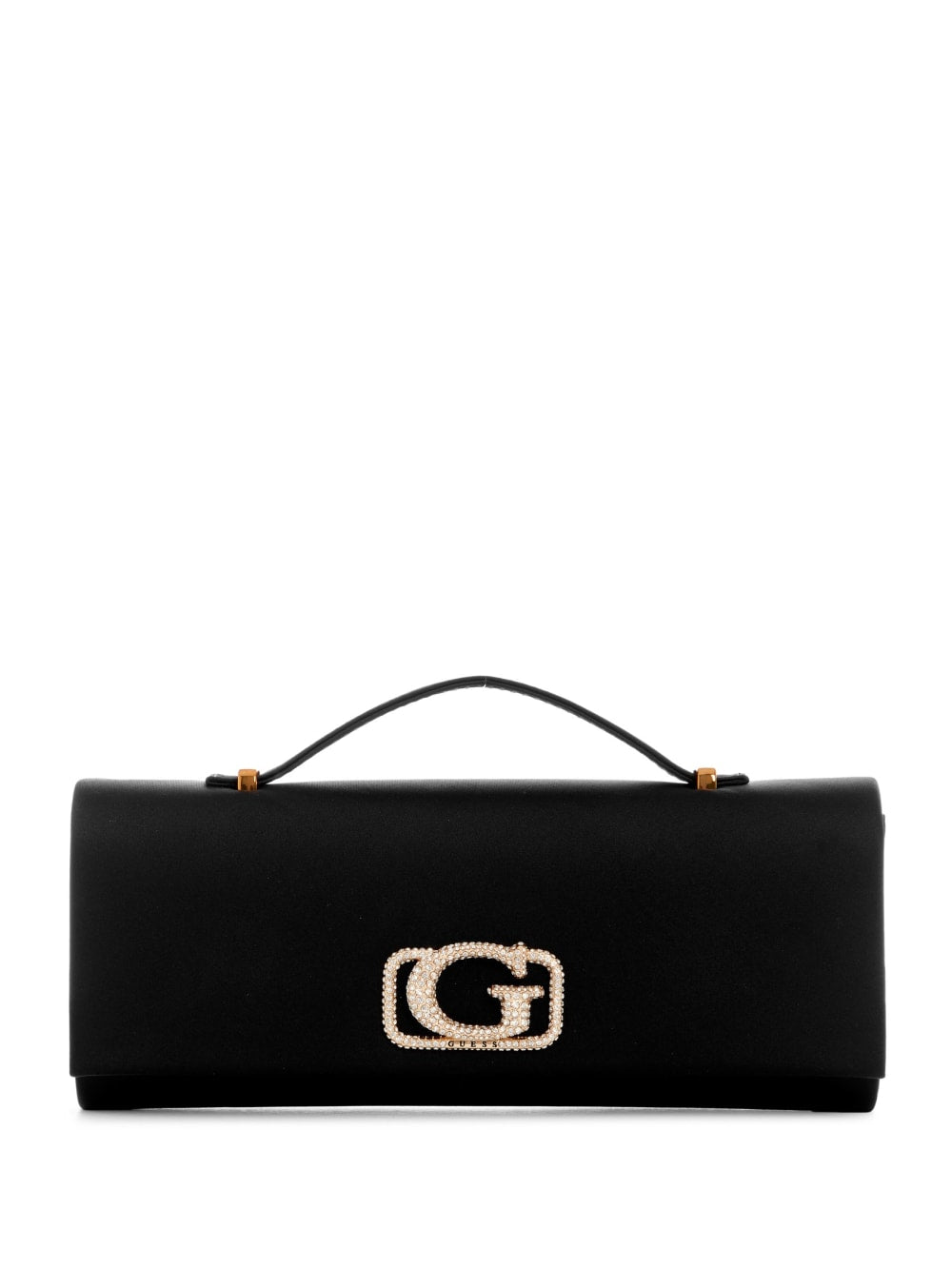 Zalina Satin Top-Handle Clutch - Guess