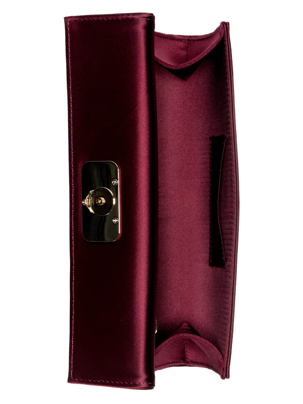 Zalina Satin Top-Handle Clutch - Guess