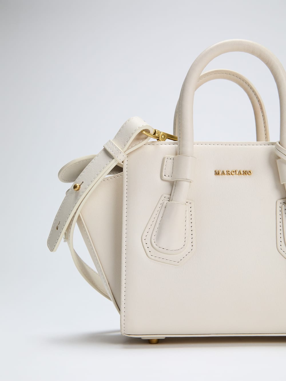 Merava Leather Mini Satchel - Guess