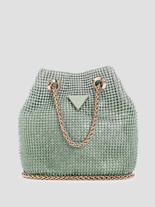 Zalina Ombr  Rhinestone Pouch - Guess