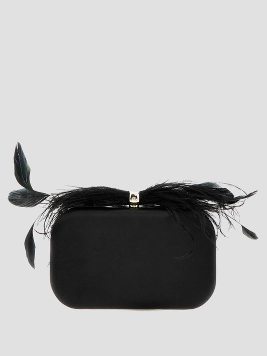 Keyah Feather Top Clutch - Guess