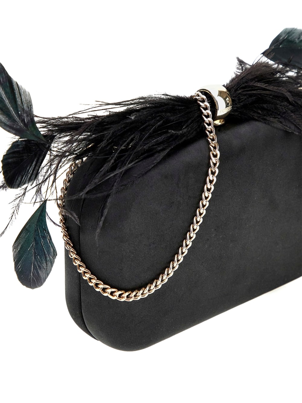 Keyah Feather Top Clutch - Guess