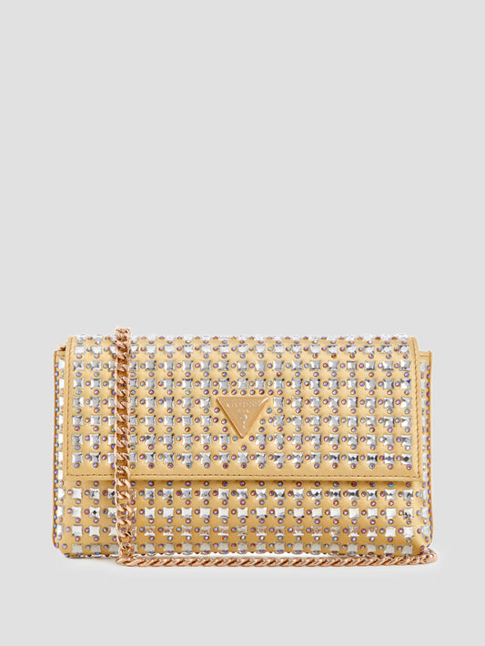 Zalina Rhinestone Clutch - Guess