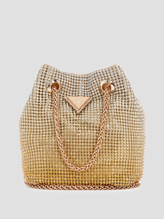 Zalina Ombr  Rhinestone Pouch - Guess