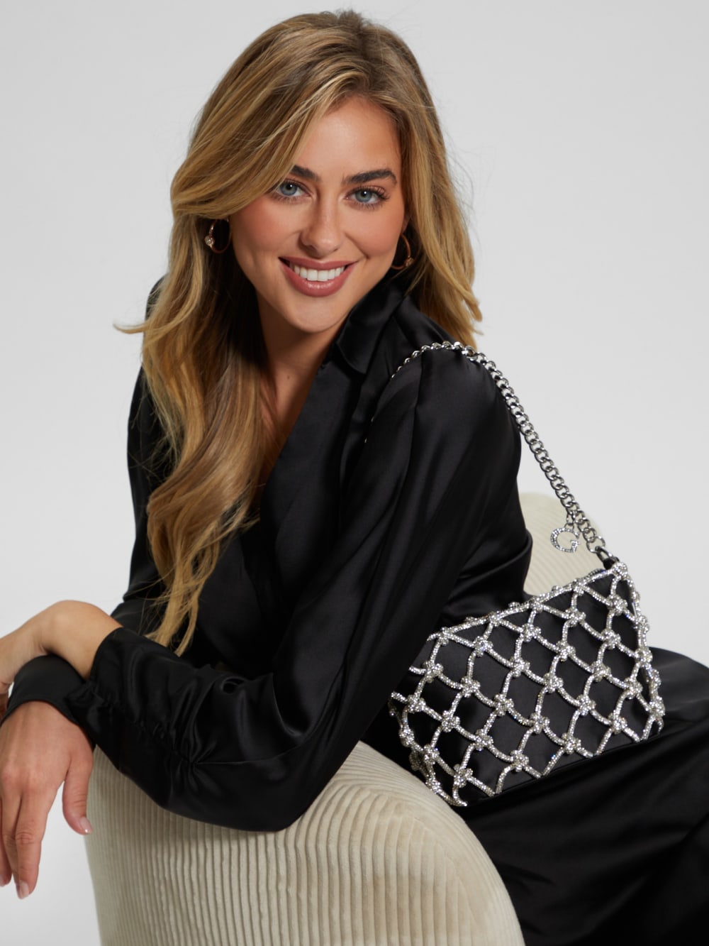 Zalina Top-Zip Shoulder Bag - Guess