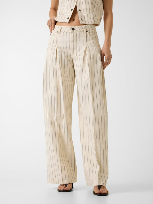 G12 Pleated extra wide-leg jeans - Guess