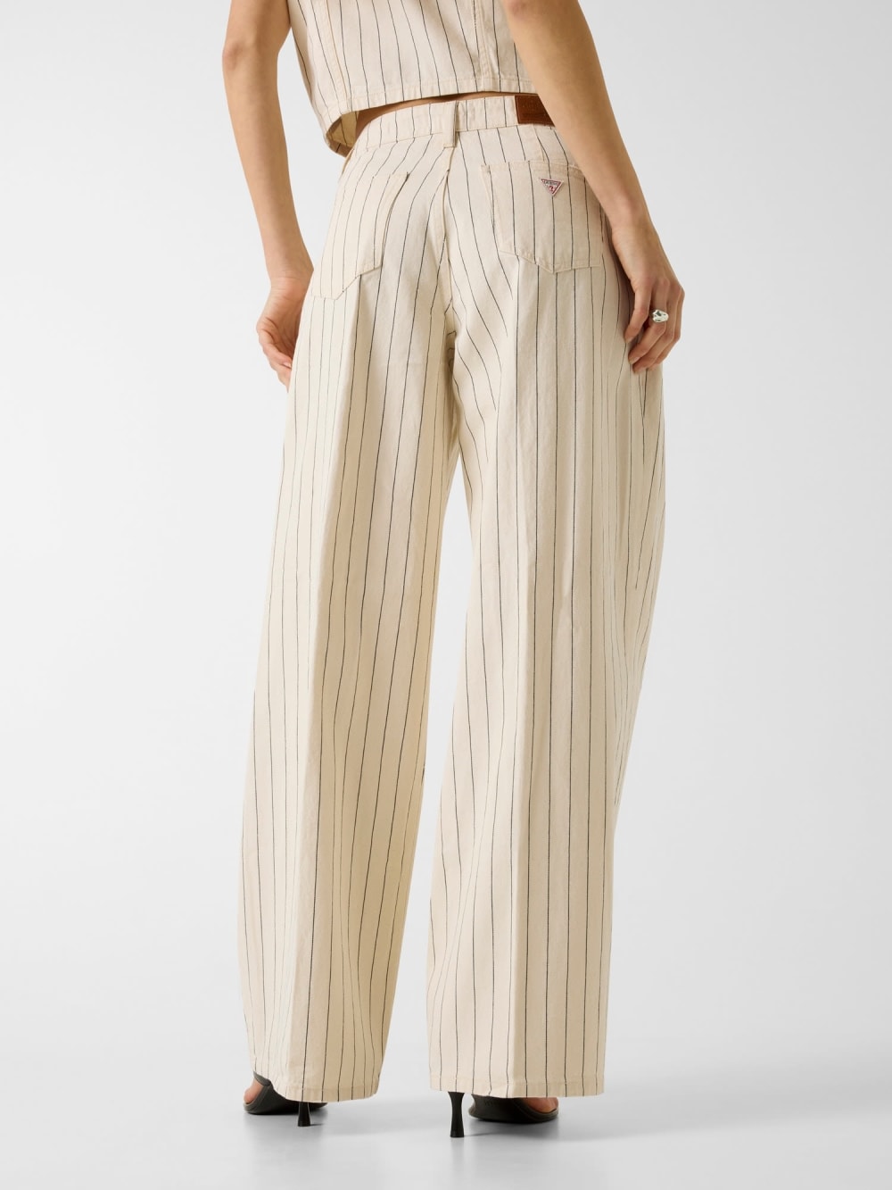 G12 Pleated extra wide-leg jeans - Guess
