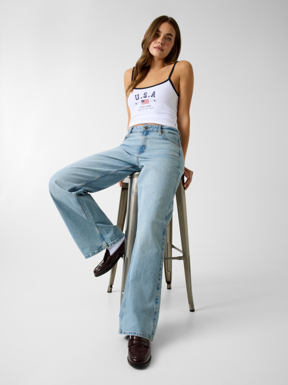 G11 Wide-Leg Jeans - Guess