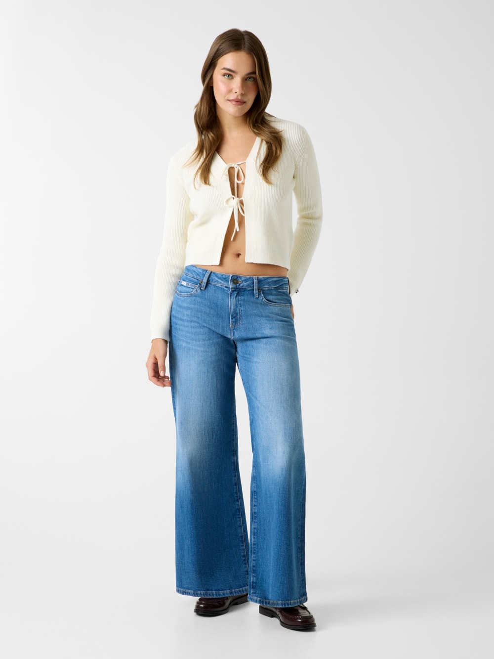 G13 Low-rise extra wide leg jeans - Guess