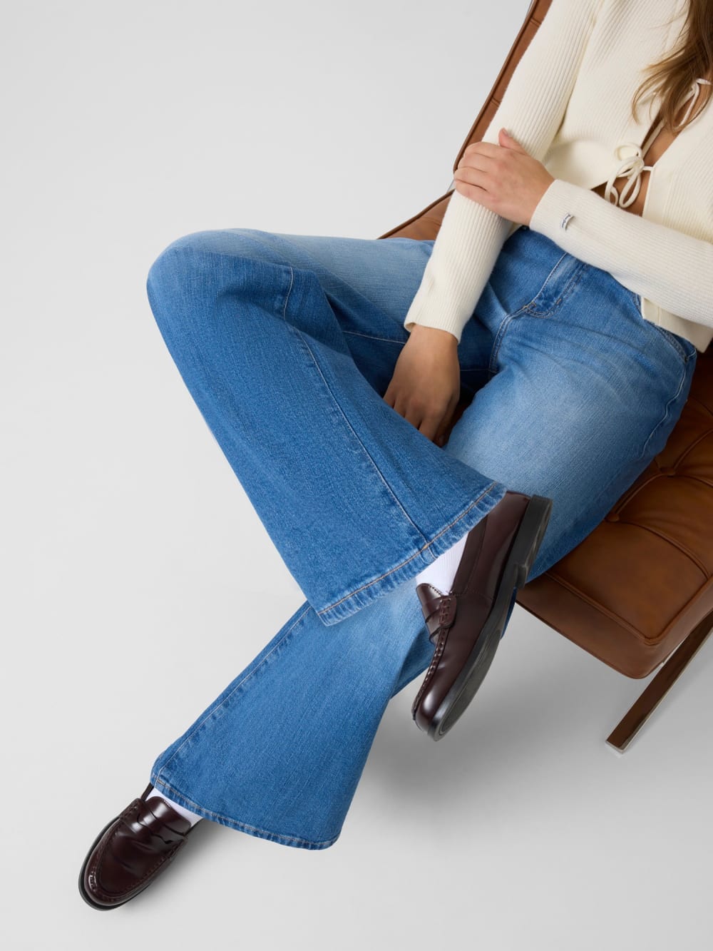 G13 Low-rise extra wide leg jeans - Guess