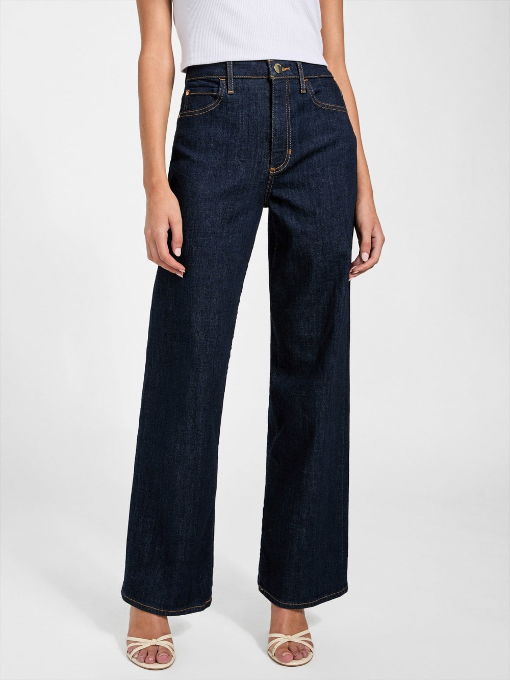 Eco Tinted Wide-Leg Jeans - Guess