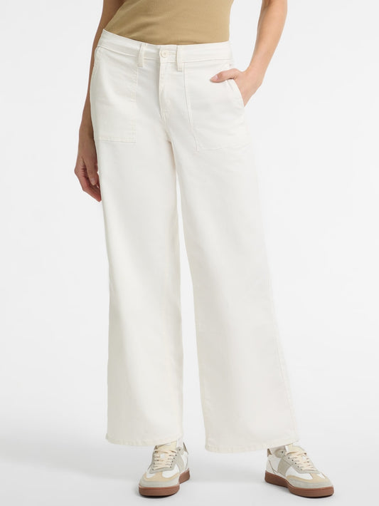 Utility Wide-Leg Jeans - Guess