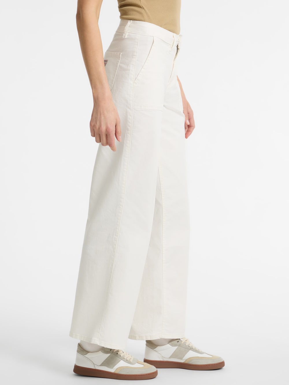Utility Wide-Leg Jeans - Guess