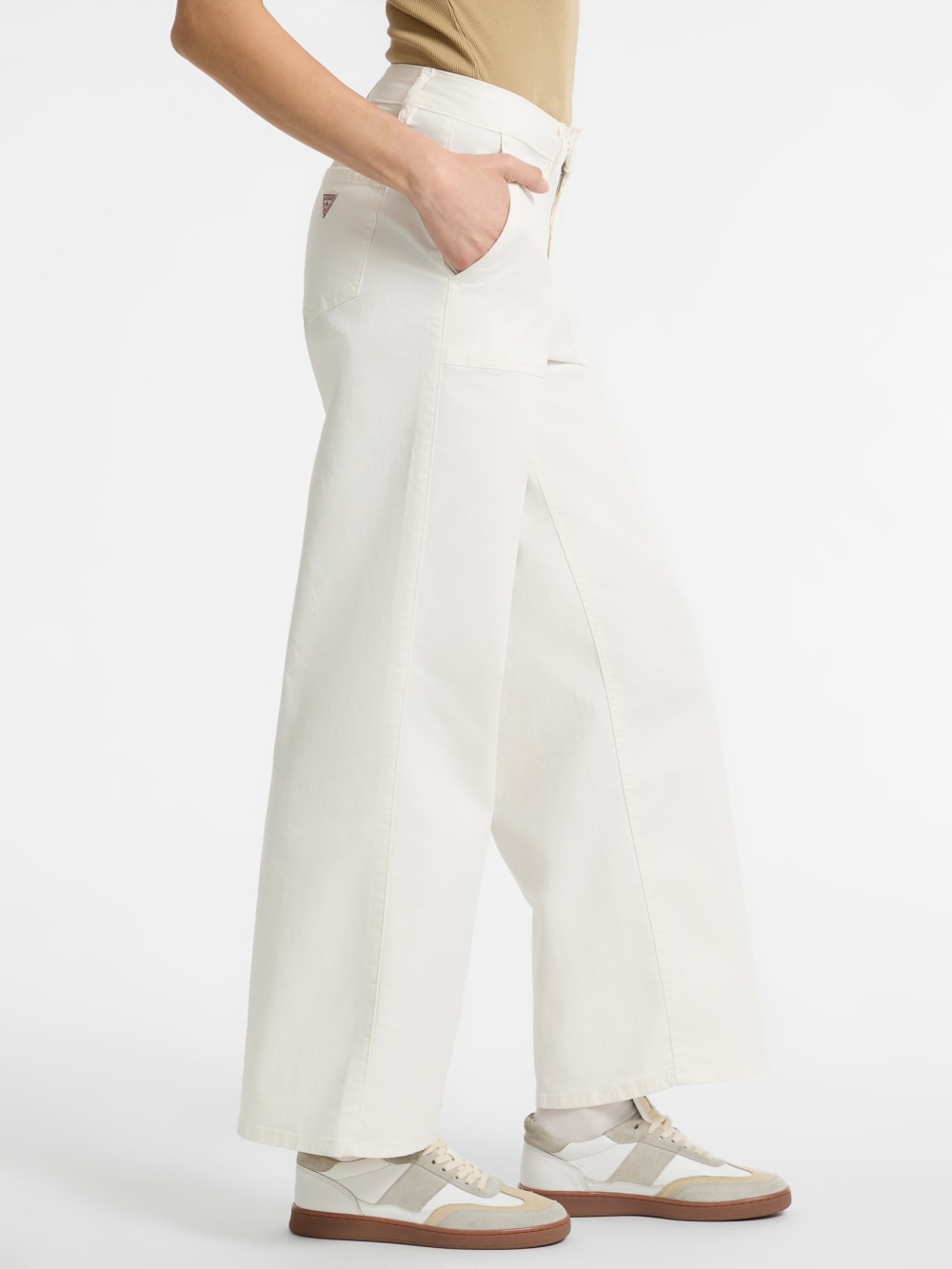 Utility Wide-Leg Jeans - Guess