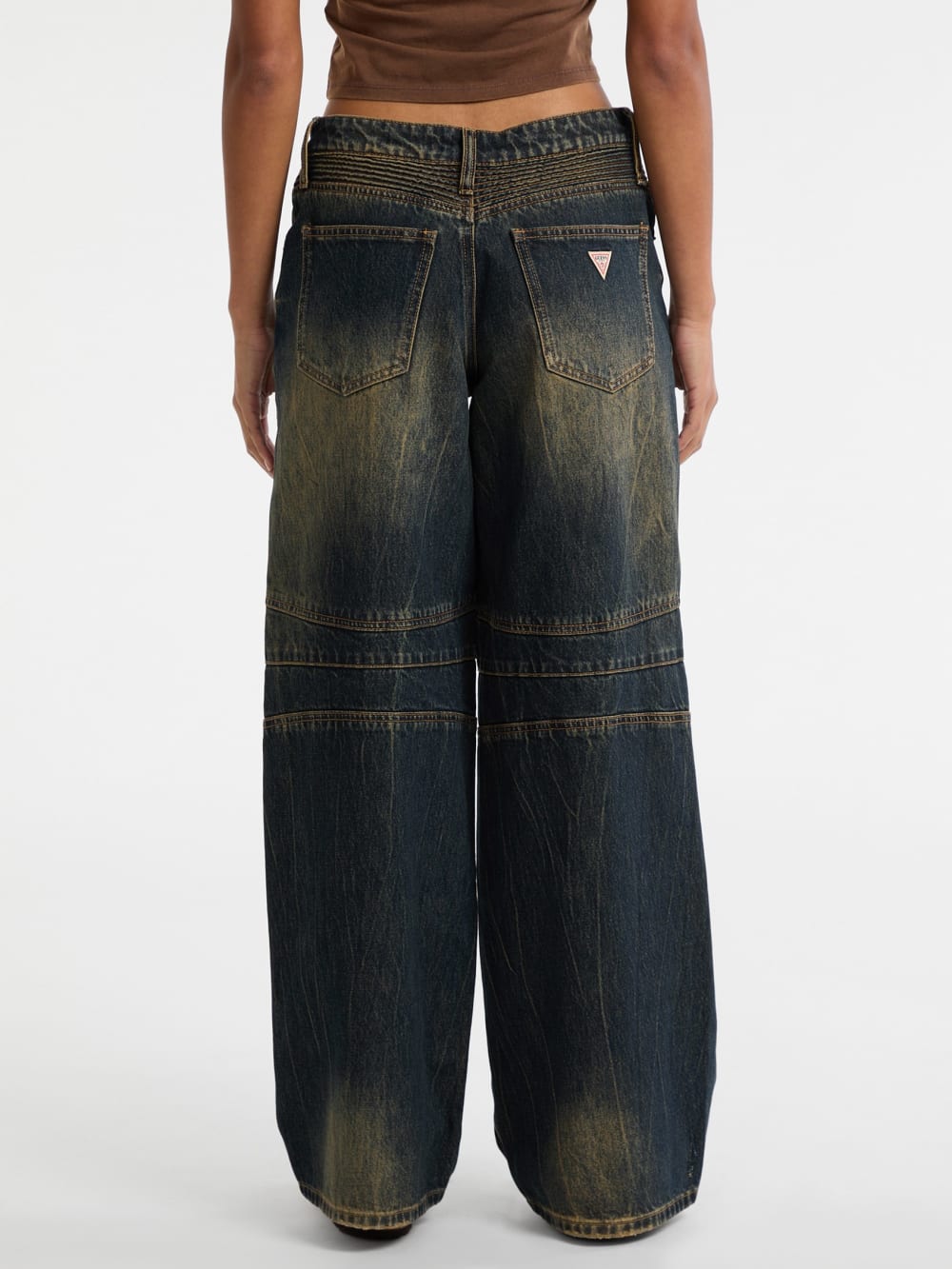 GUESS Originals Moto Wide-Leg Jeans - Guess
